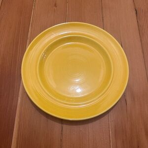 Metlox Colorstax Poppytrail salad plate YELLOW 1178 made in Calif